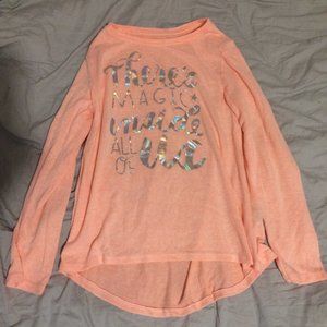 Girls Sweater; Cat & Jack; Size M/7-8; Peach